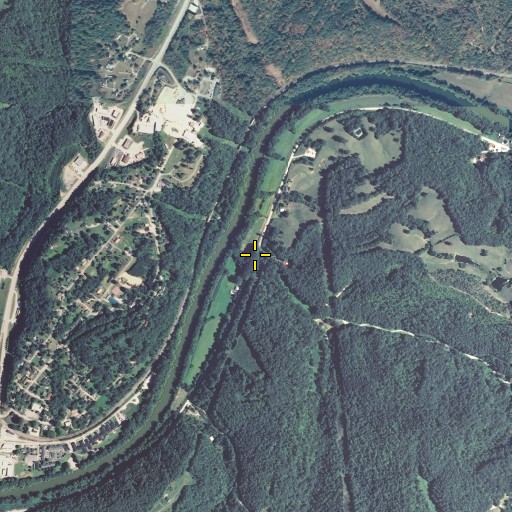 Aerial/Satellite Image of Blaines Branch, KY