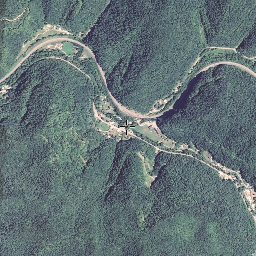 Aerial/Satellite Image of Bobs Fork, KY