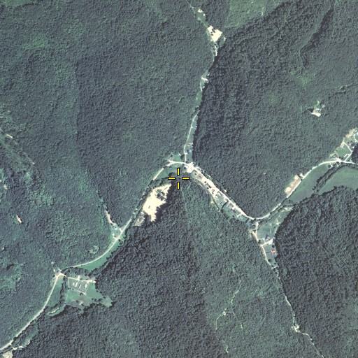 Aerial/Satellite Image of Buckeye Fork, KY
