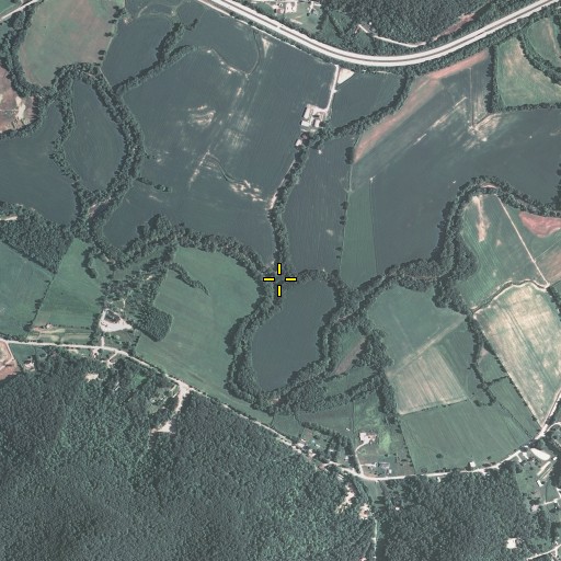 Aerial/Satellite Image of Cane Creek, KY