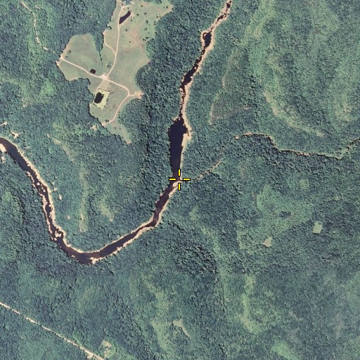 Aerial/Satellite Image of Cane Creek, KY
