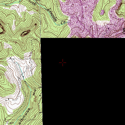 Topographic Map of Coal Cliff, KY