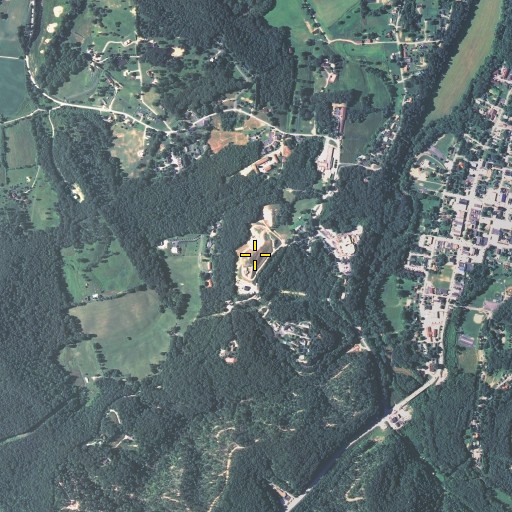 Aerial/Satellite Image of Daisy Knob, KY