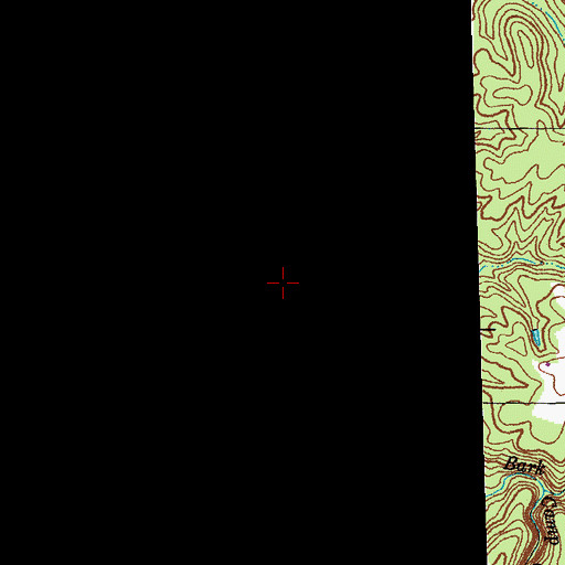 Topographic Map of Darbs Branch, KY