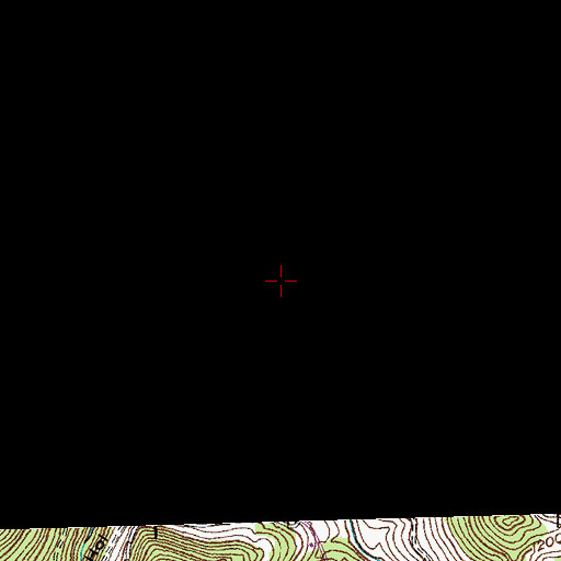 Topographic Map of Dry Fork, KY