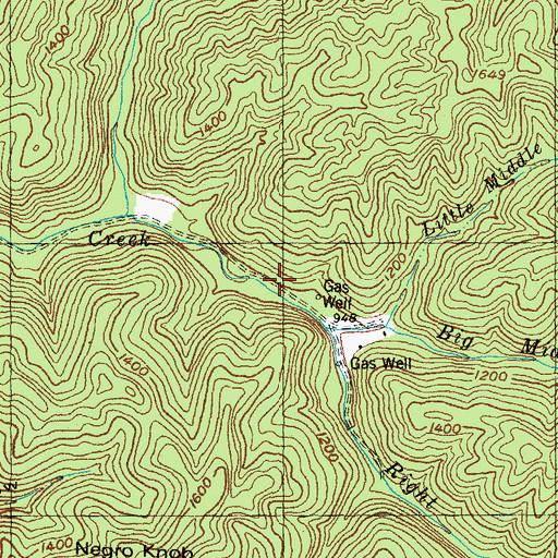 Topographic Map of Elisha Creek School, KY