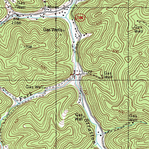 Topographic Map of Fields Fork, KY