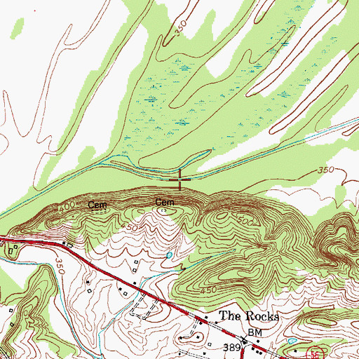 Topographic Map of Goose Pond Ditch, KY