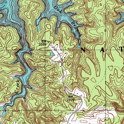 Topographic Map of Grove, KY