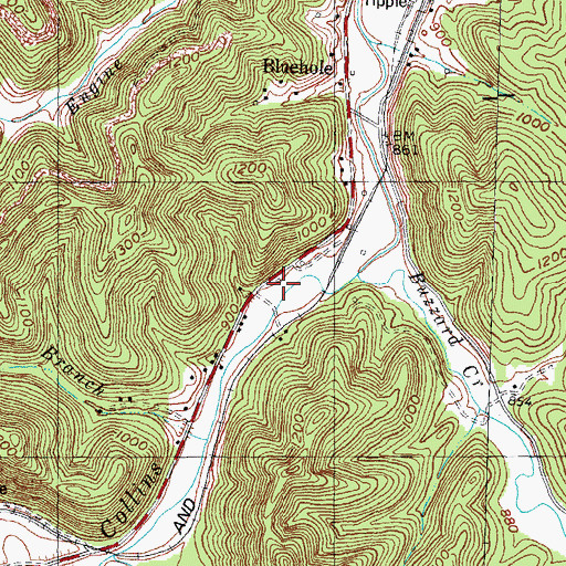 Topographic Map of Hacker School, KY