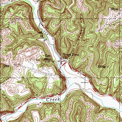 Topographic Map of Hacker School, KY