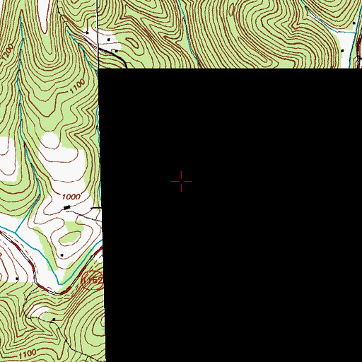 Topographic Map of Hansford, KY