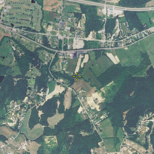 Aerial/Satellite Image of Hazel Fork, KY