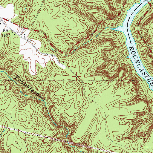 Topographic Map of Hindsfield School, KY