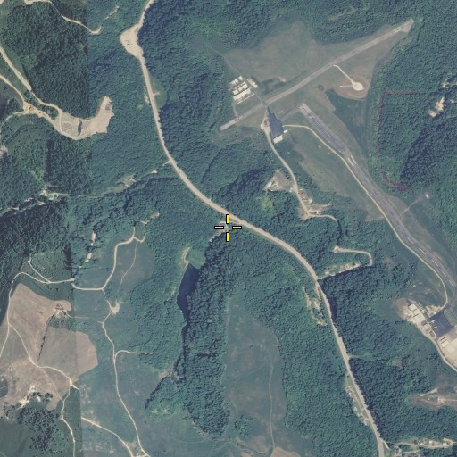 Aerial/Satellite Image of Hollybush Branch, KY