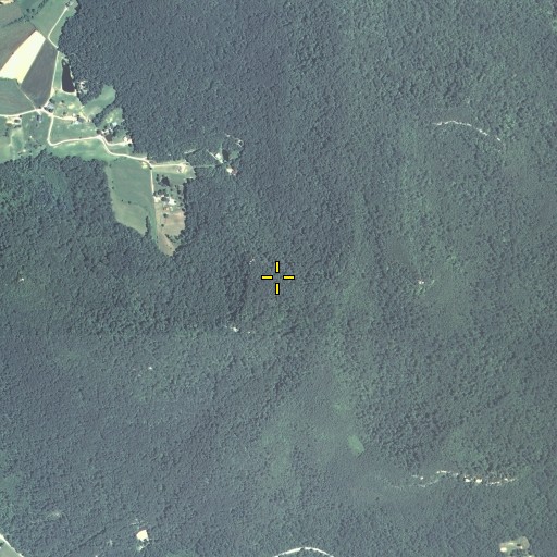 Aerial/Satellite Image of Indian Fort Mountain, KY