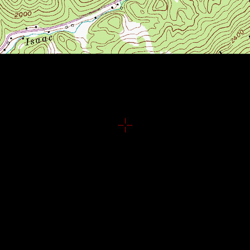 Topographic Map of Jacks Gap, KY