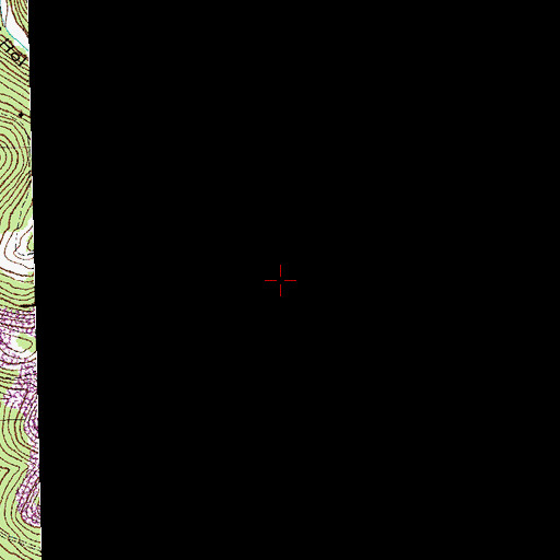 Topographic Map of Jones Church, KY