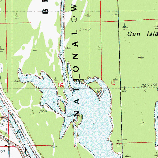 Topographic Map of Little River, AR