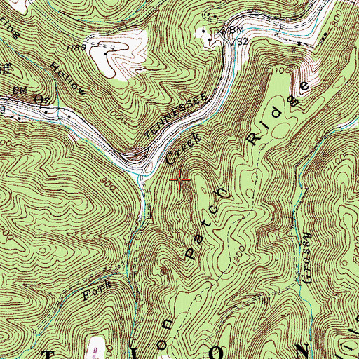 Topographic Map of Koger Fork, KY