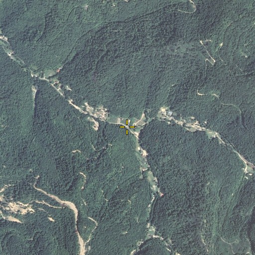 Aerial/Satellite Image of Left Fork Upper Second Creek, KY