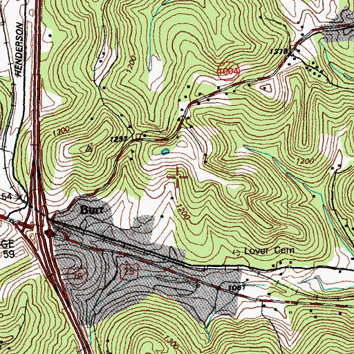 Topographic Map of Maple Grove Church, KY
