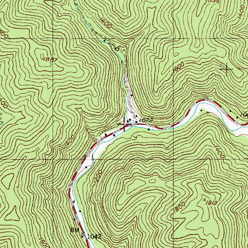 Topographic Map of Messer School, KY