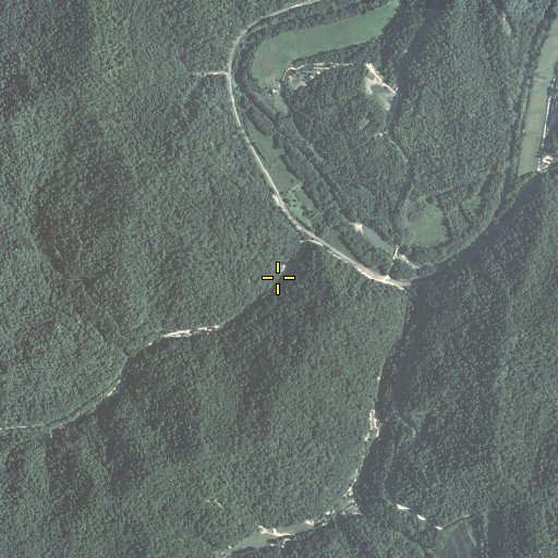 Aerial/Satellite Image of Miller Branch School, KY