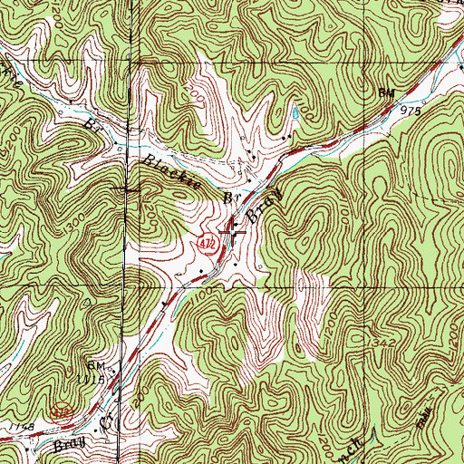 Topographic Map of Murray School, KY