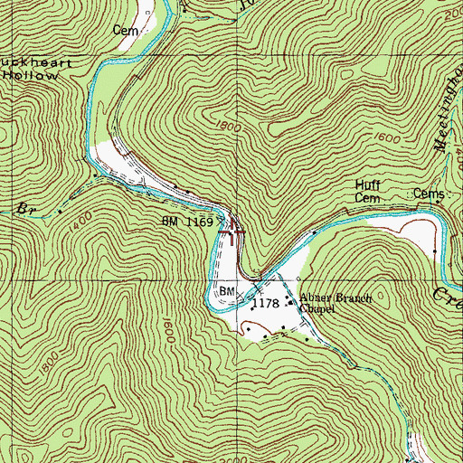 Topographic Map of Napier School, KY