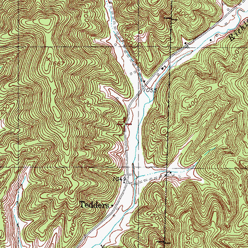 Topographic Map of New Star Church, KY