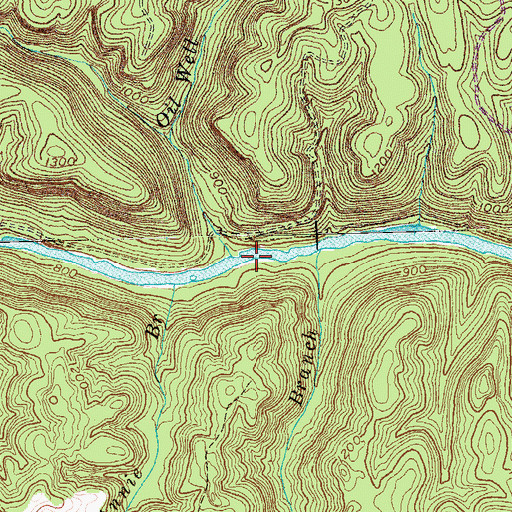 Topographic Map of Oil Well Branch, KY