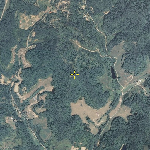 Aerial/Satellite Image of Pilot Mountain, KY