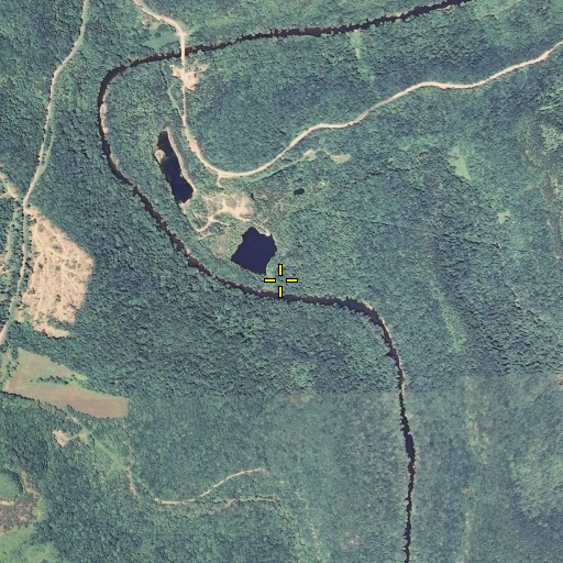 Aerial/Satellite Image of Pine Creek, KY