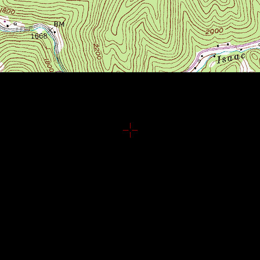 Topographic Map of Pine Mountain, KY