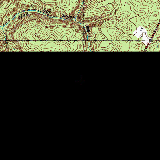 Topographic Map of Pond School, KY