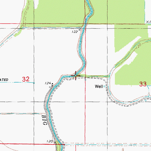 Topographic Map of Lost Lake, AR