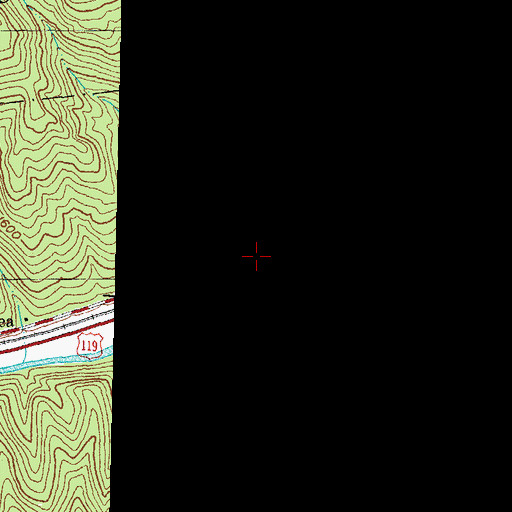 Topographic Map of Rhea Church, KY