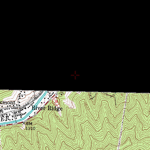Topographic Map of River Ridge, KY