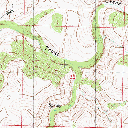 Topographic Map of Gonzales Wash, AZ