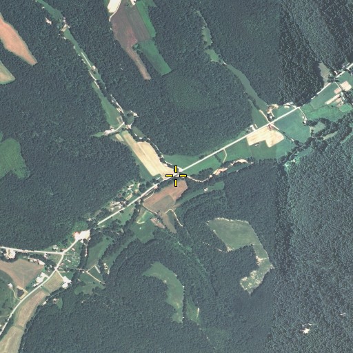 Aerial/Satellite Image of Rock Camp Branch, KY