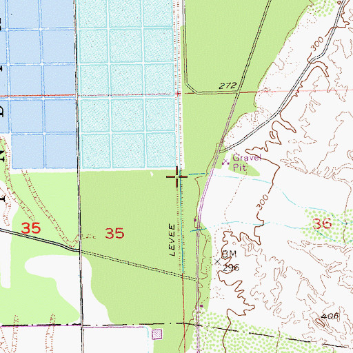 Topographic Map of Gonzales Wash, AZ