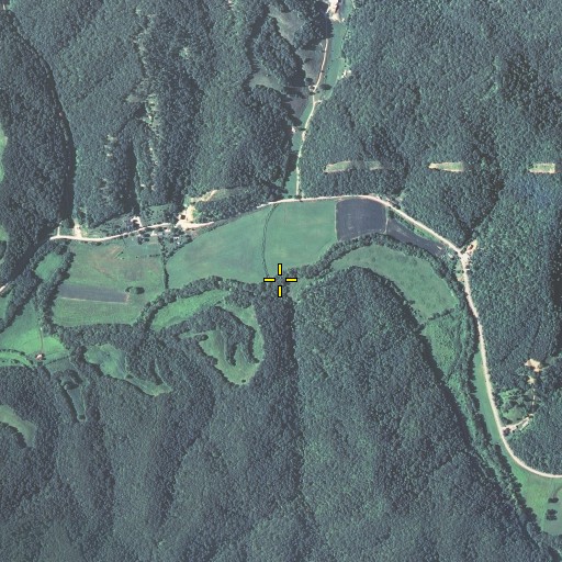 Aerial/Satellite Image of Rube Branch, KY