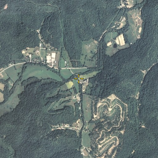 Aerial/Satellite Image of Sacker Creek, KY