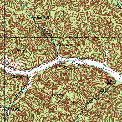 Topographic Map of Sester Branch, KY
