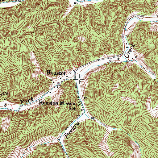 Topographic Map of Short Fork, KY