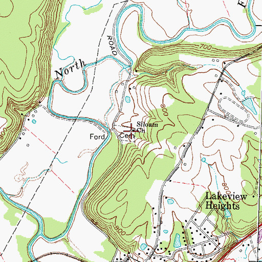 Topographic Map of Siloam Church, KY