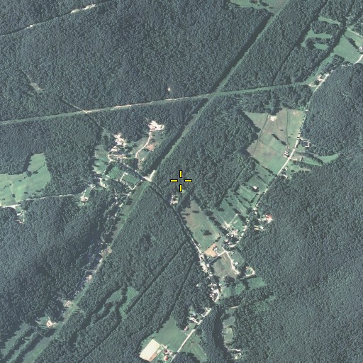 Aerial/Satellite Image of Slate Lick Branch, KY