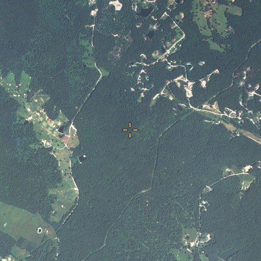Aerial/Satellite Image of Smoky Knob, KY
