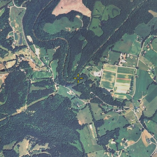 Aerial/Satellite Image of Spring Branch, KY